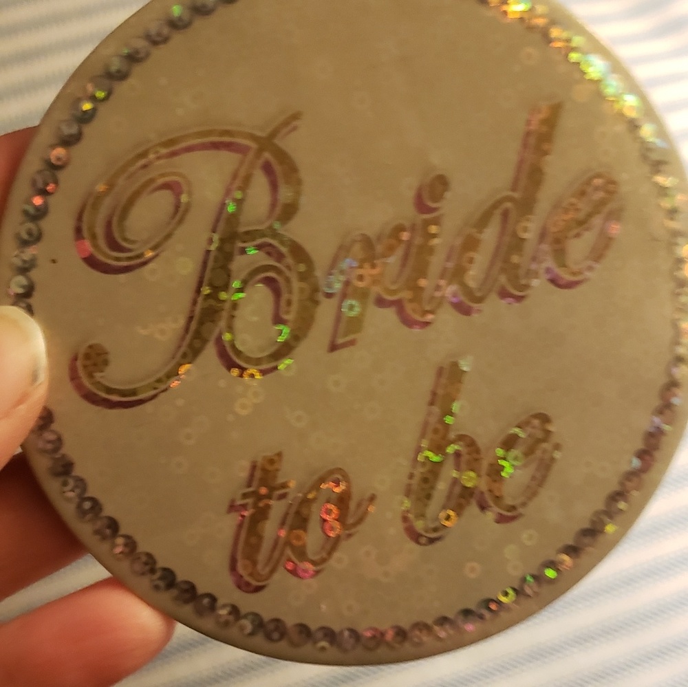 Clothes  and  a bride to  be  pin